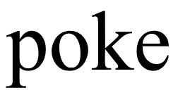 poke
