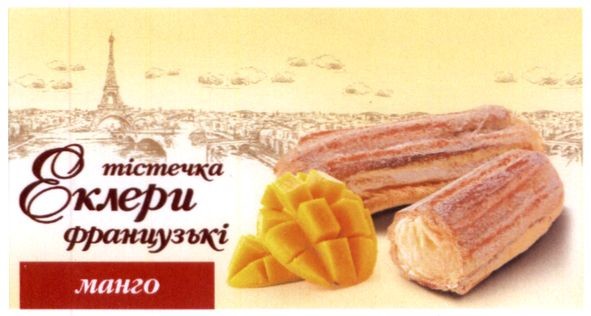 тістечка еклери французькі