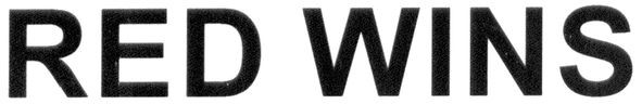 red wins
