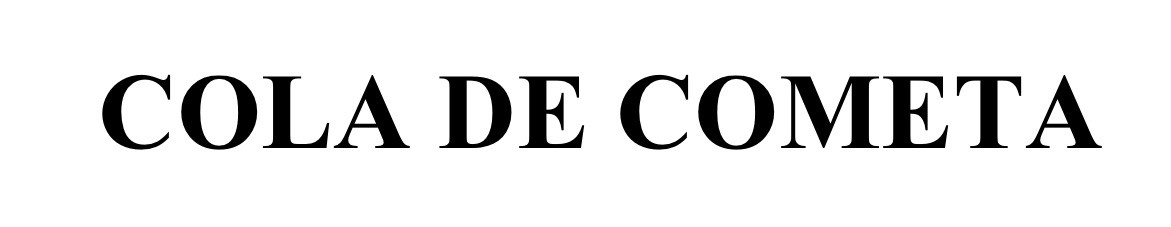 cola de cometa