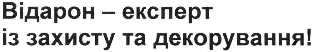 відарон-експерт із захисту та декорування!