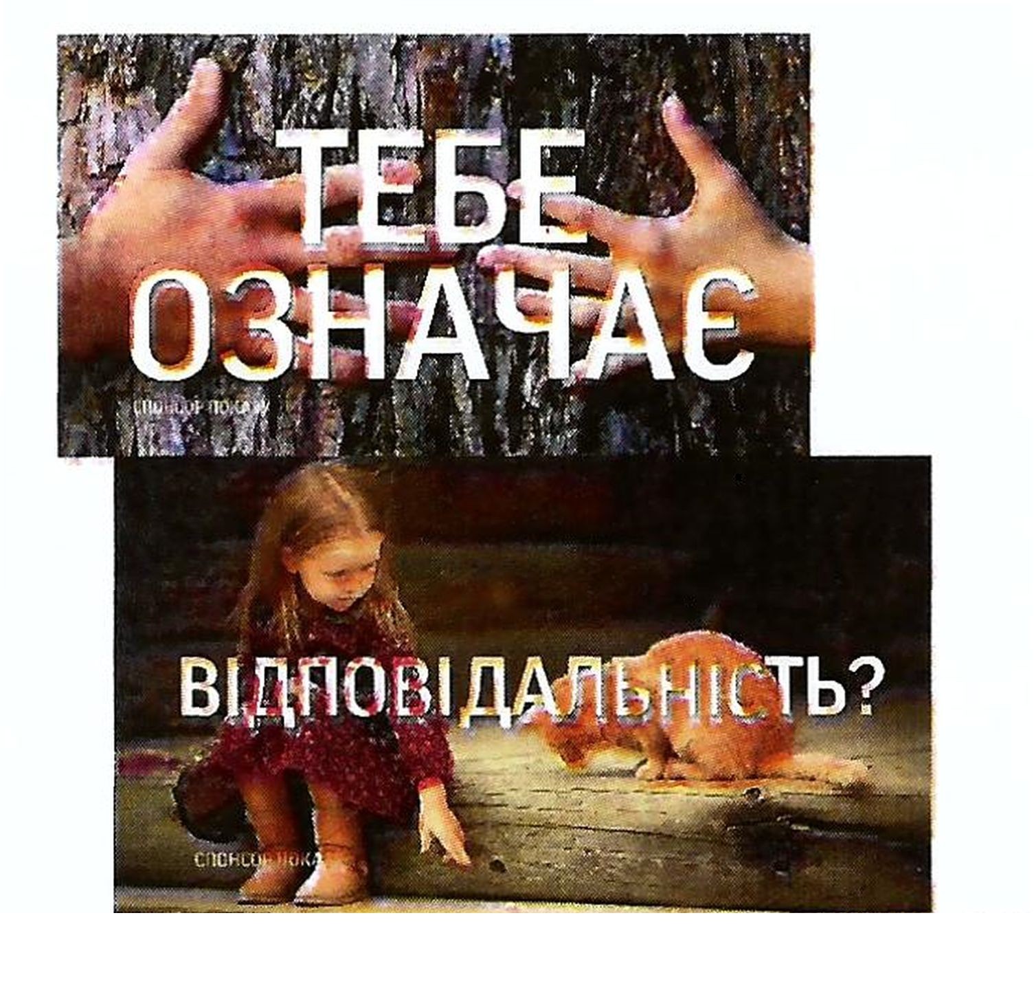тебе означає відповідальність?