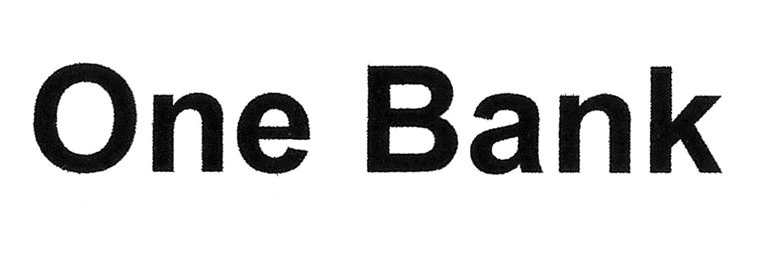one bank
