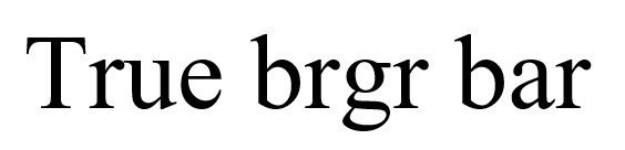 true brgr bar