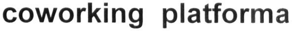 coworking platforma