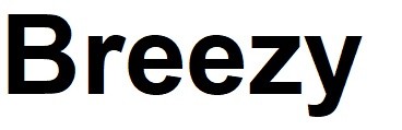 breezy