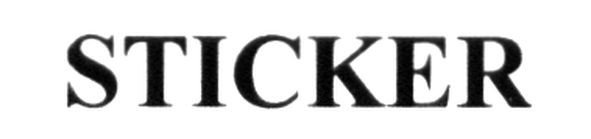 sticker