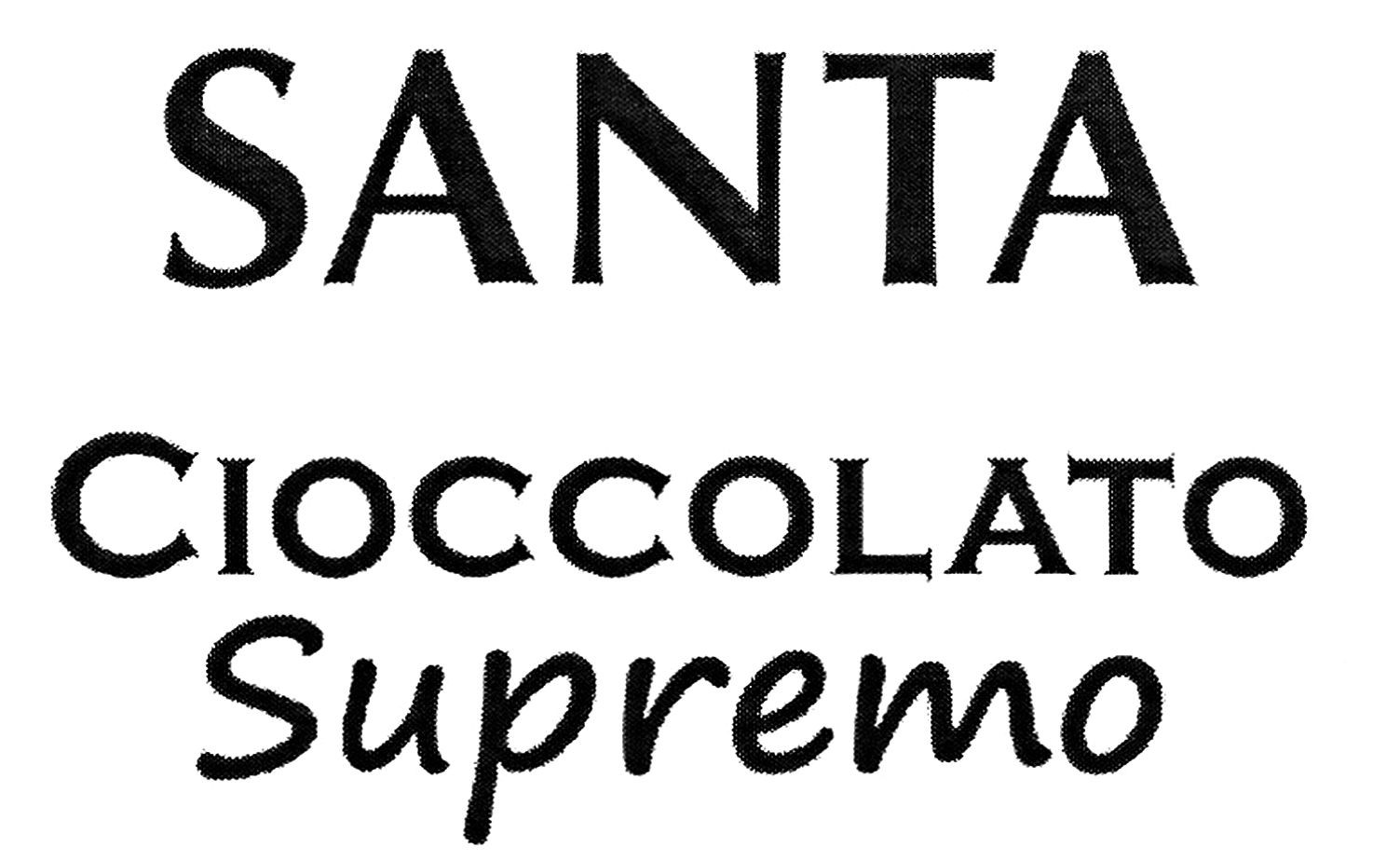 santa cioccolato supremo