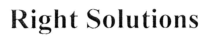 right solutions