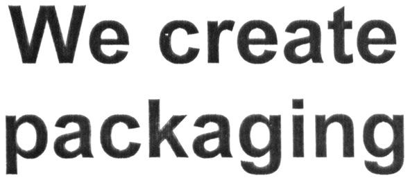 we create packaging