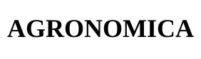 agronomica