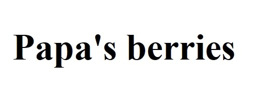 papa's berries