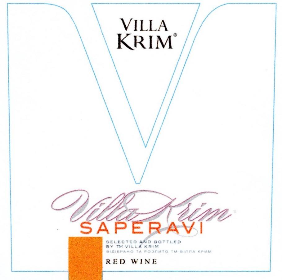 selected and bottled by tm villa krim