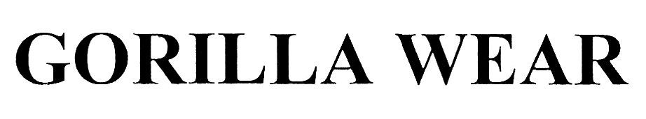 gorilla wear