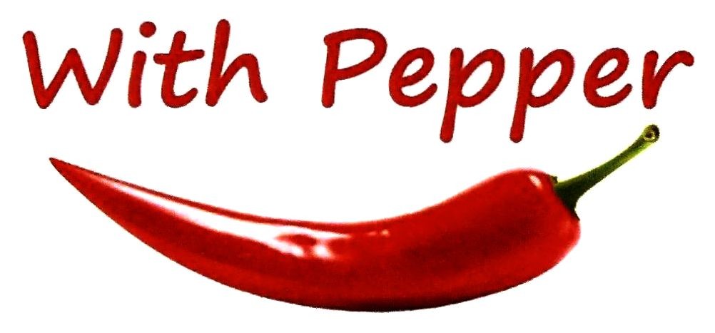 with pepper