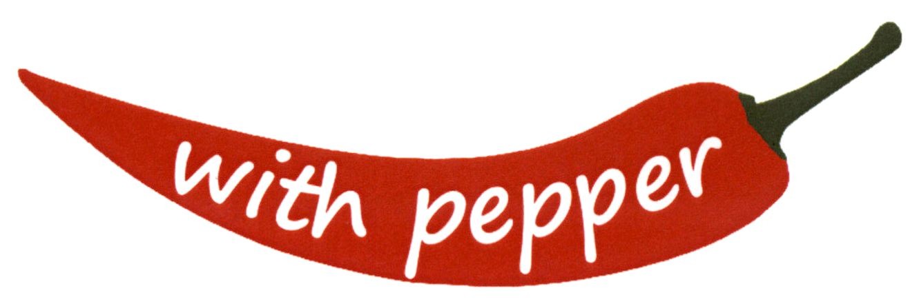 with pepper