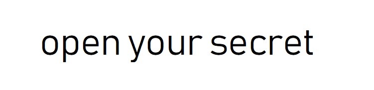 open your secret