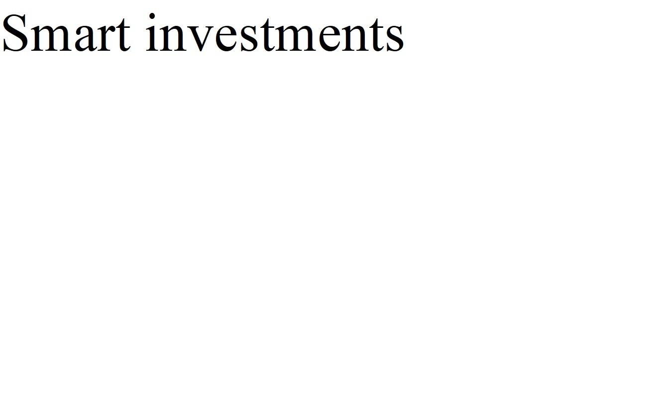 smart investments