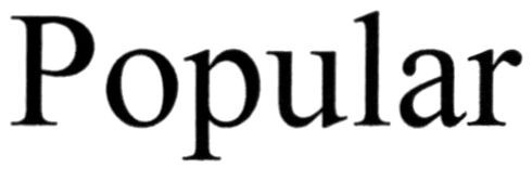 popular
