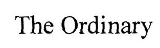 the ordinary