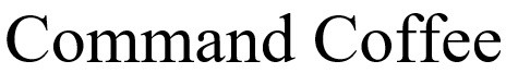 command coffee