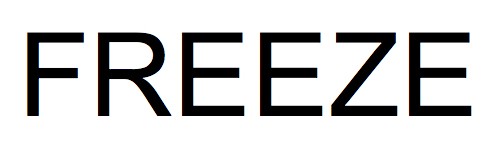 freeze