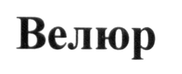 велюр