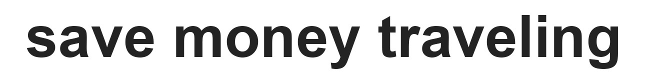 save money traveling