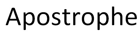 apostrophe