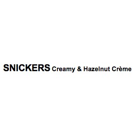 snickers creamy&hazelnut creme
