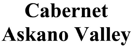 cabernet askano valley