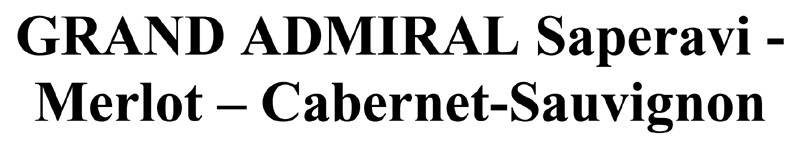grand admiral saperavi-merlot-cabernet-sauvignon