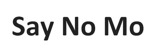 say no mo