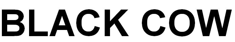 black cow