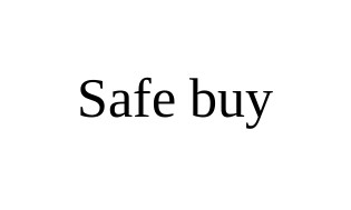 safe buy