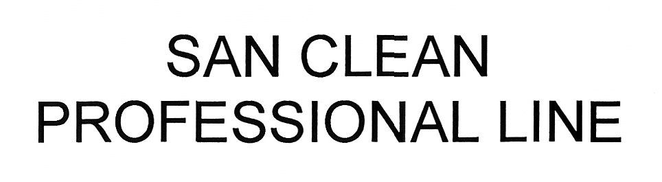 san clean professional line