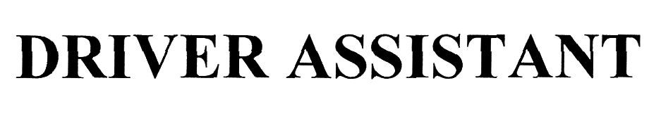 driver assistant