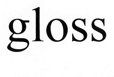 gloss
