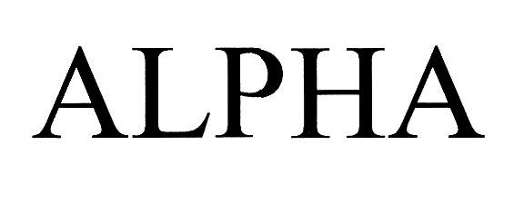 alpha