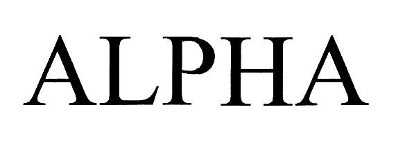 alpha
