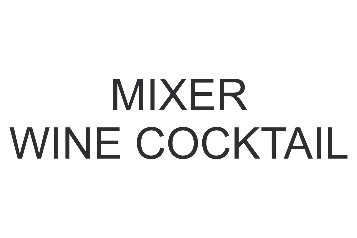 mixer wine cocktail