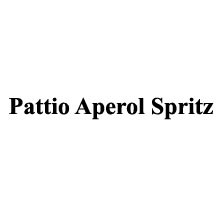 pattio aperol spritz