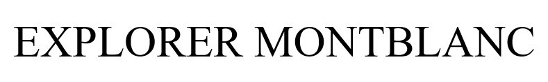 explorer montblanc
