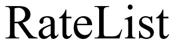 ratelist