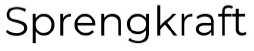 sprengkraft