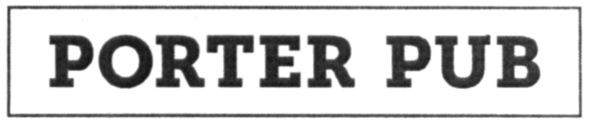 porter pub