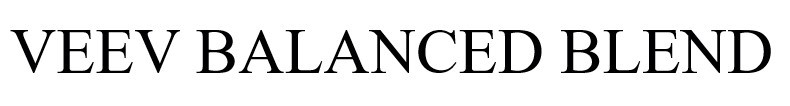 veev balanced blend