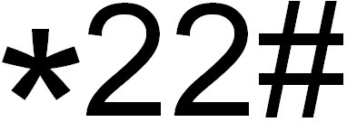 *22#