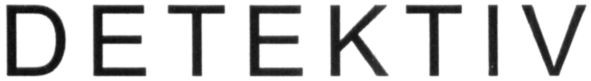 detektiv