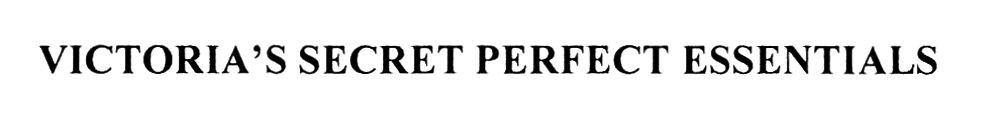 victoria's secret perfect essentials
